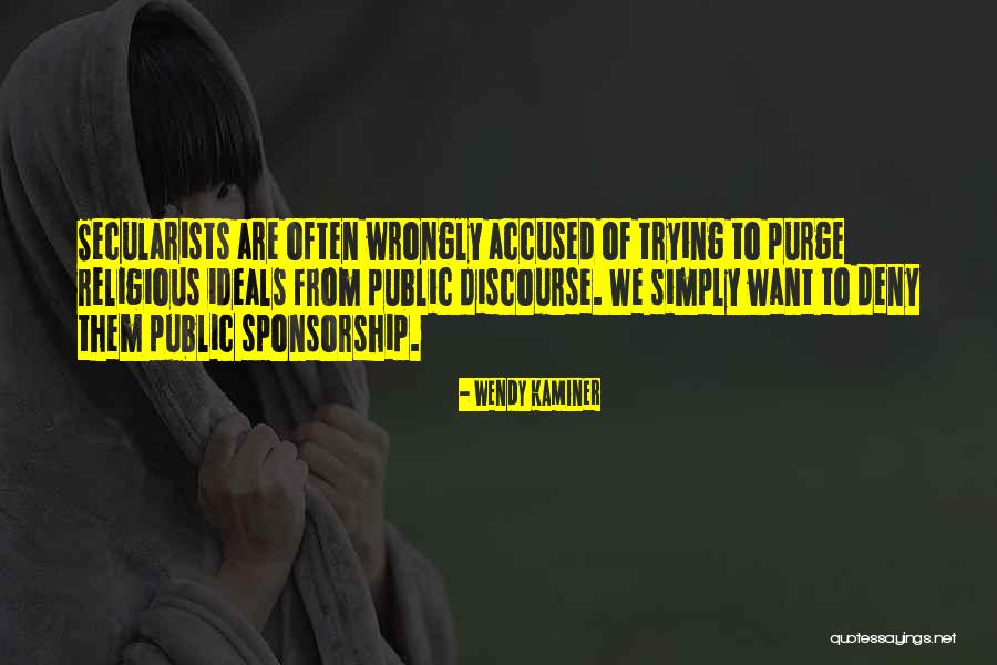 Co Sponsorship Quotes By Wendy Kaminer Co Sponsorship Quotes By Wendy Kaminer