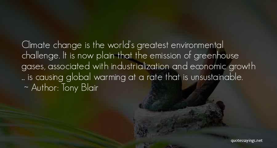 Co2 Emission Quotes By Tony Blair