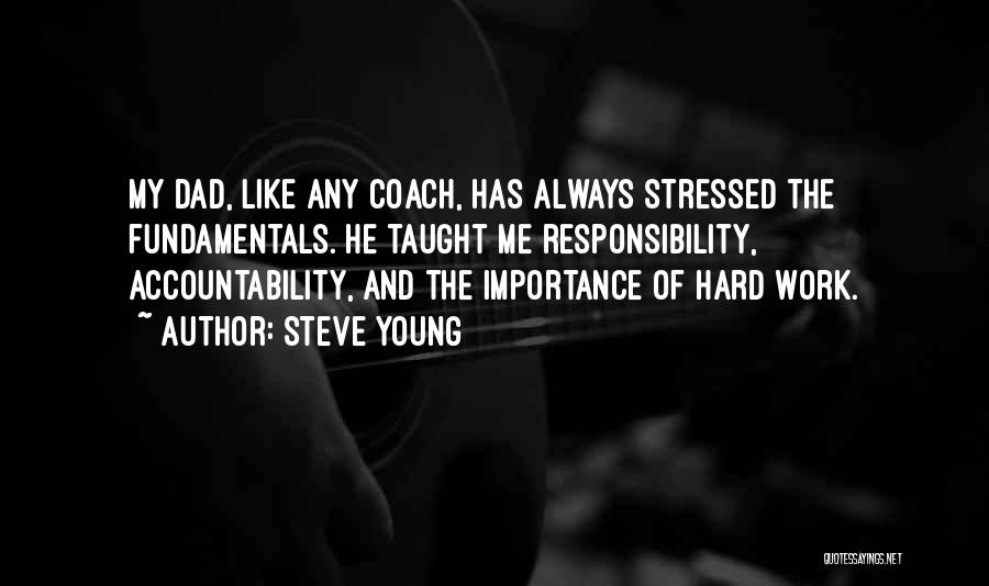 Coach Work Quotes By Steve Young