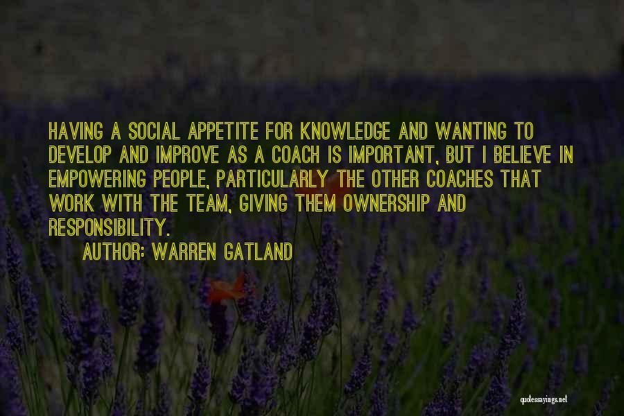 Coach Work Quotes By Warren Gatland