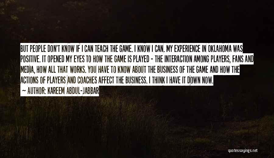 Coaches And Players Quotes By Kareem Abdul-Jabbar