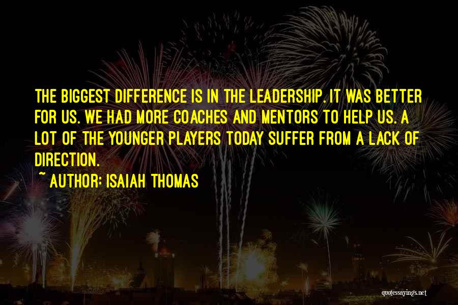 Coaches From Players Quotes By Isaiah Thomas