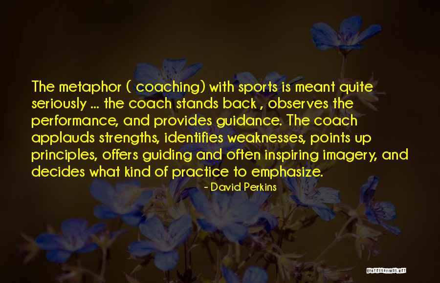 Coaching And Teaching Quotes By David Perkins