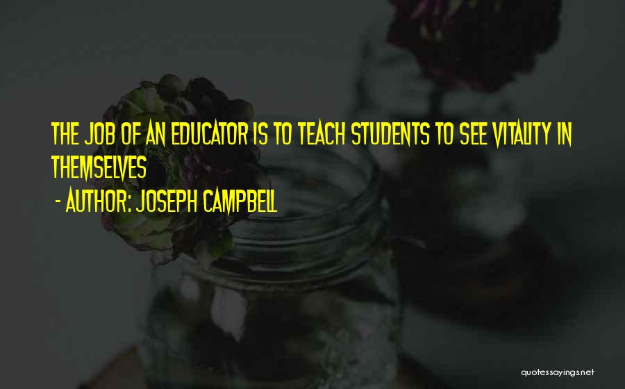 Coaching And Teaching Quotes By Joseph Campbell