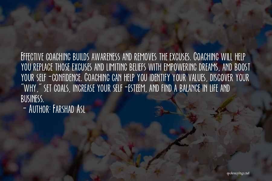 Coaching In Business Quotes By Farshad Asl