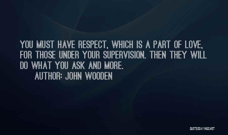 Coaching Supervision Quotes By John Wooden