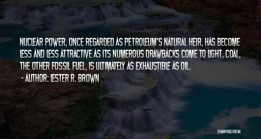 Coal And Petroleum Quotes By Lester R. Brown