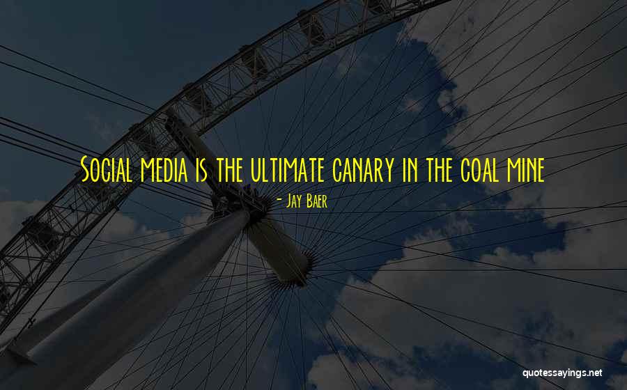 Coal Mine Quotes By Jay Baer