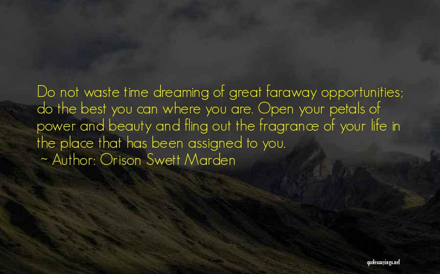 Coal Miners Girlfriend Quotes By Orison Swett Marden