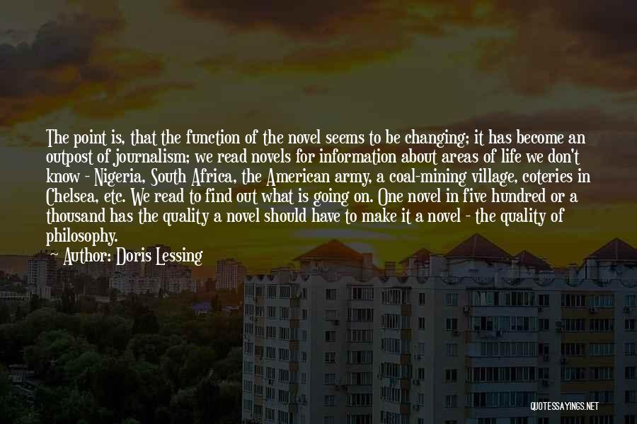 Coal Mining Quotes By Doris Lessing