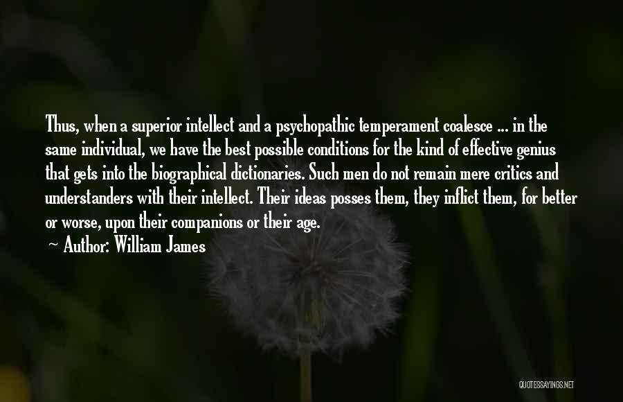Coalesce Quotes By William James