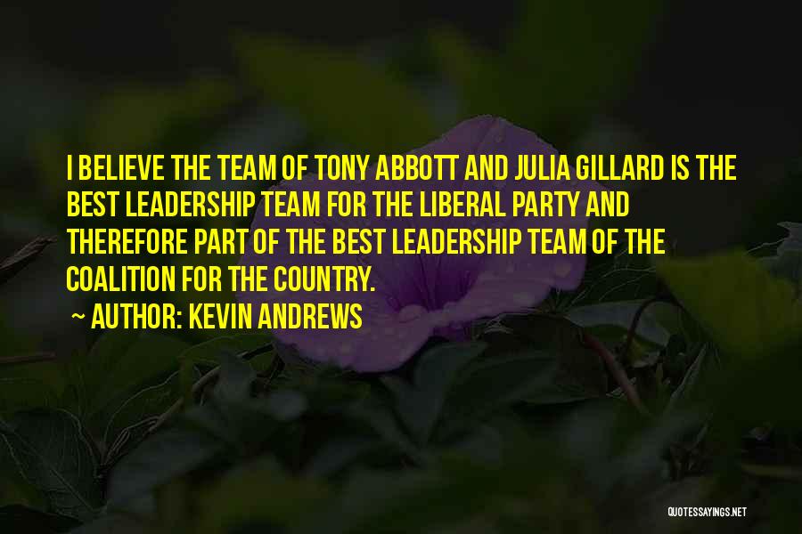 Coalition Quotes By Kevin Andrews