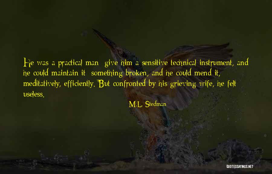 Coarsey Center Quotes By M.L. Stedman Coarsey Center Quotes By M.L. Stedman