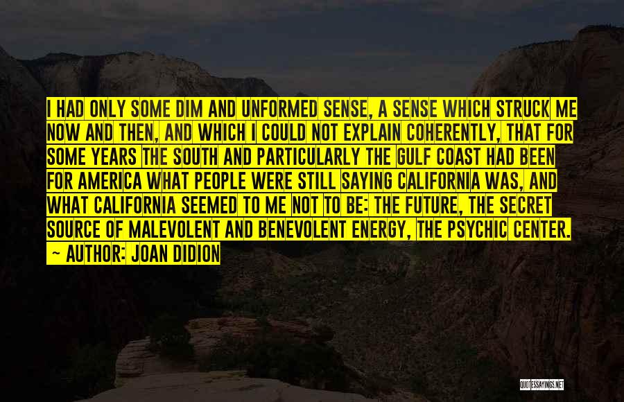 Coast Quotes By Joan Didion