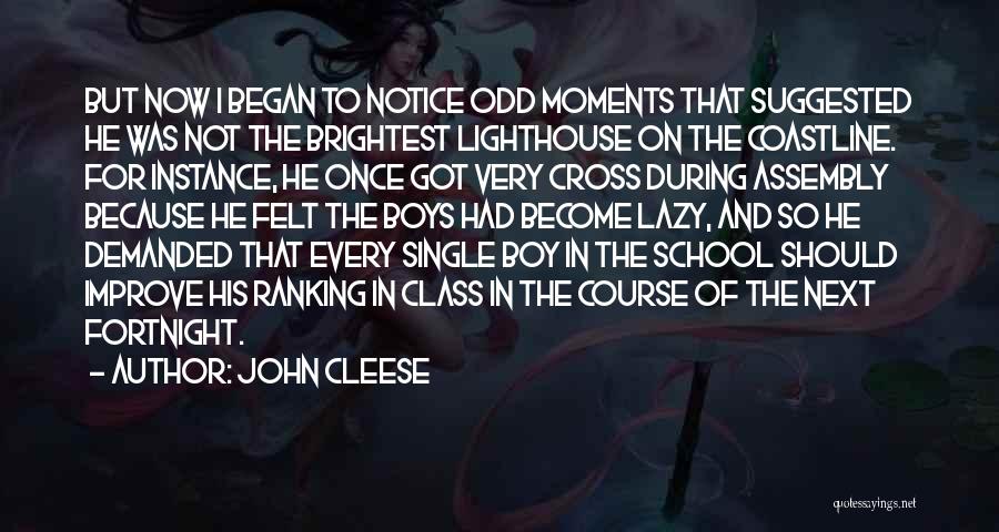 Coastline Quotes By John Cleese