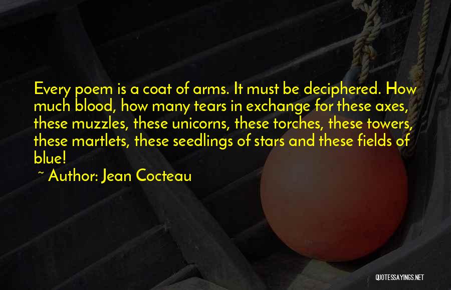 Coat Of Arms Quotes By Jean Cocteau