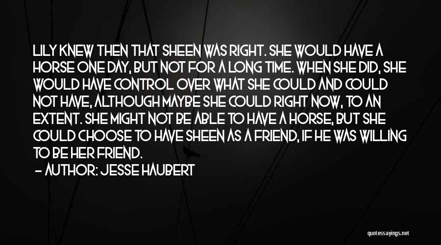 Cob Horse Quotes By Jesse Haubert