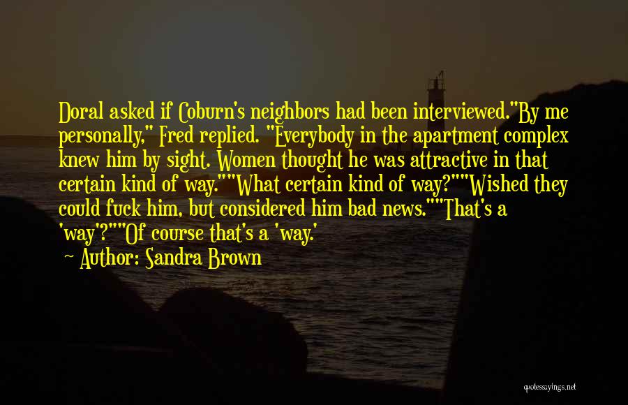 Coburn Quotes By Sandra Brown