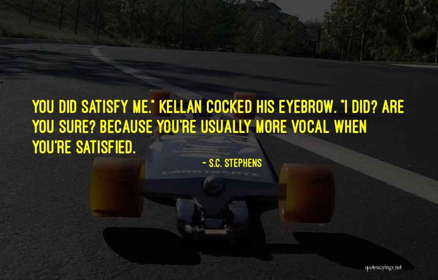 Cocked Eyebrow Quotes By S.C. Stephens Cocked Eyebrow Quotes By S.C. Stephens