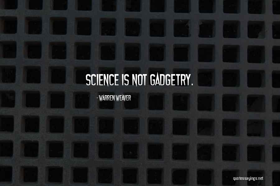 Cockines Quotes By Warren Weaver Cockines Quotes By Warren Weaver