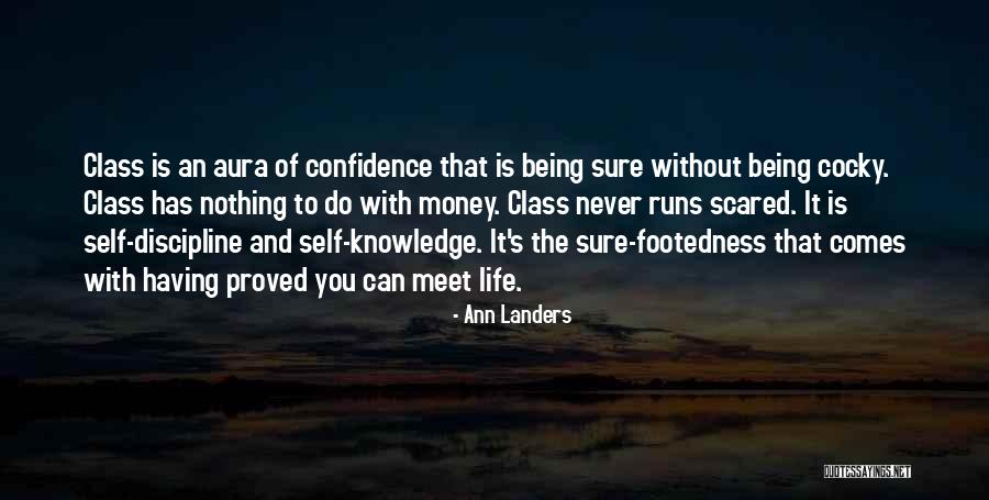 Cockiness And Confidence Quotes By Ann Landers