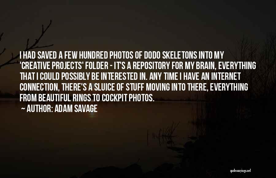 Cockpit Quotes By Adam Savage