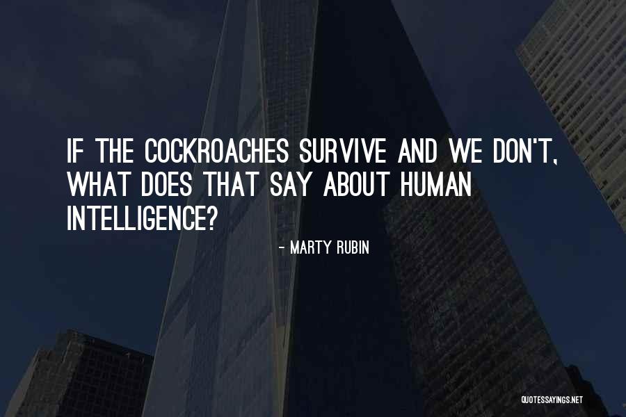 Cockroaches Quotes By Marty Rubin Cockroaches Quotes By Marty Rubin