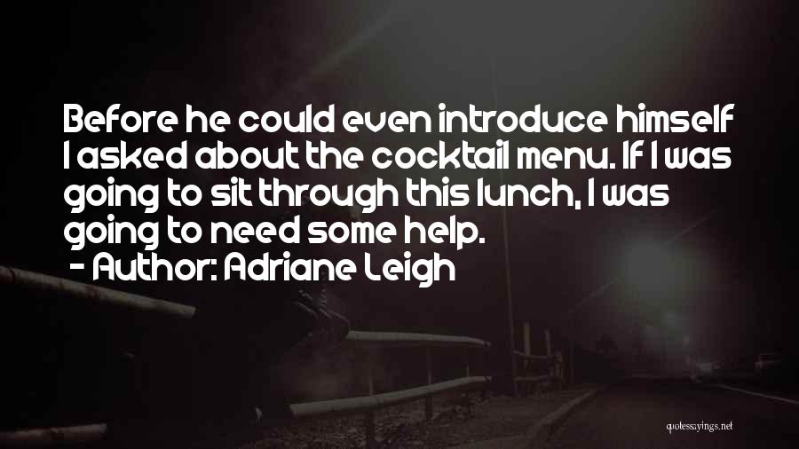 Cocktail Menu Quotes By Adriane Leigh