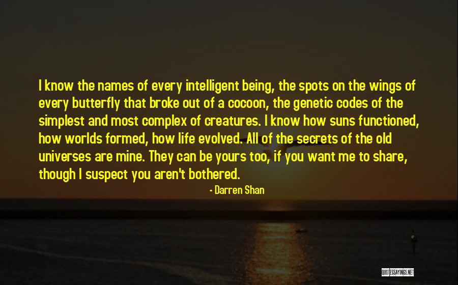 Cocoon Life Quotes By Darren Shan Cocoon Life Quotes By Darren Shan