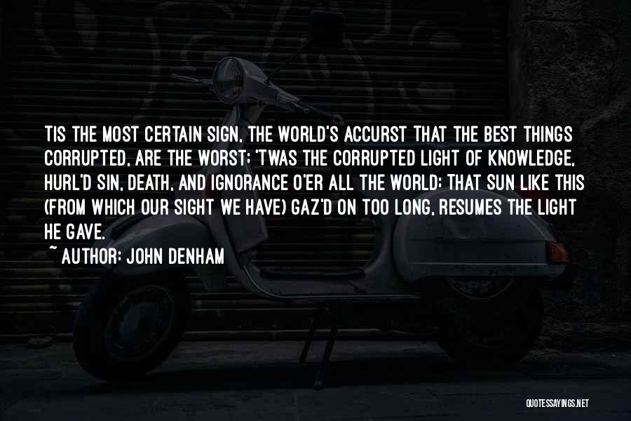 Cod Gaz Quotes By John Denham