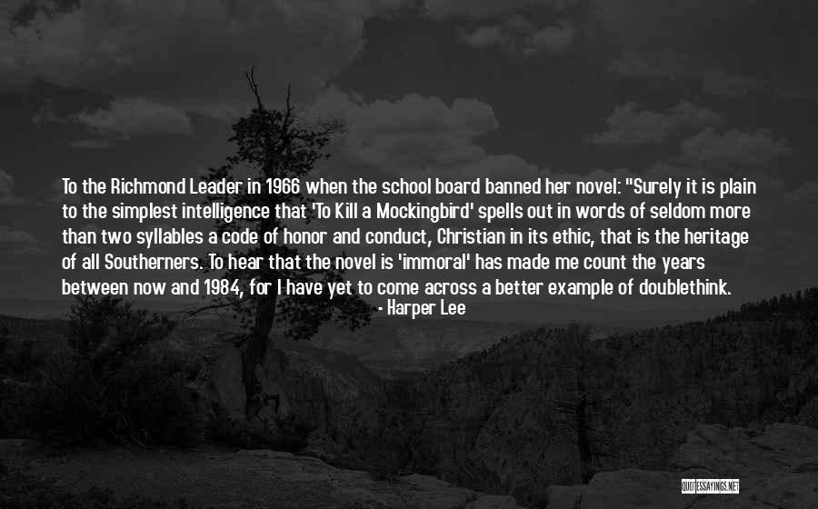 Code Of Conduct Quotes By Harper Lee