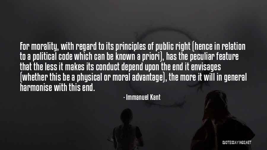 Code Of Conduct Quotes By Immanuel Kant