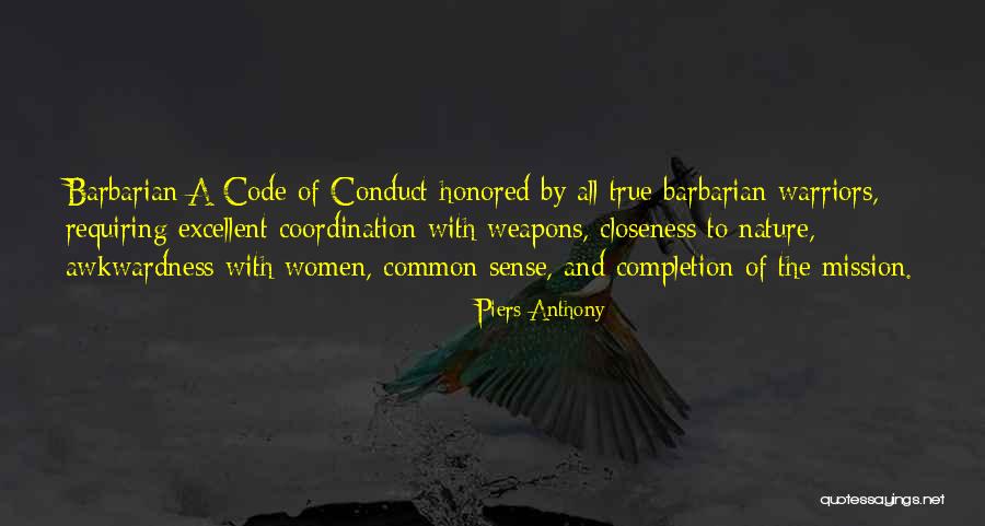 Code Of Conduct Quotes By Piers Anthony