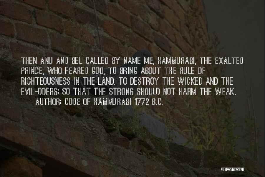 Code Of Hammurabi 1772 B.C. Quotes 2076490