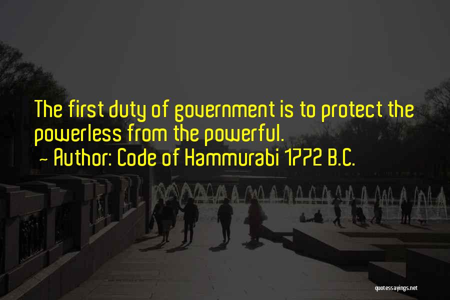 Code Of Hammurabi Quotes By Code Of Hammurabi 1772 B.C.
