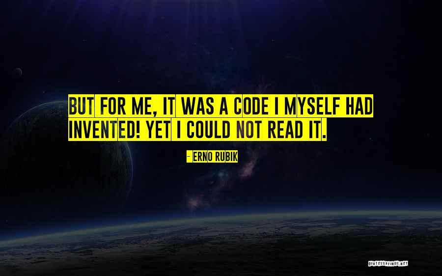 Code Quotes By Erno Rubik