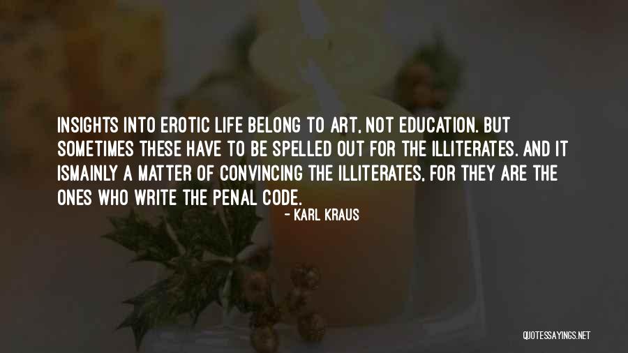 Code Quotes By Karl Kraus