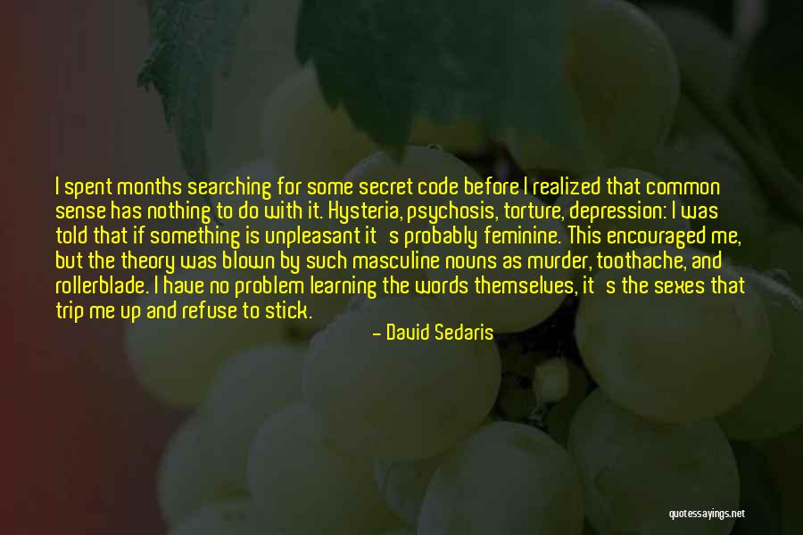 Code Theory Quotes By David Sedaris Code Theory Quotes By David Sedaris