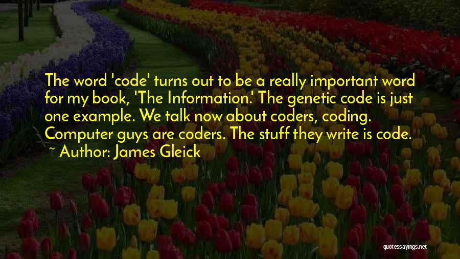 Coders Quotes By James Gleick