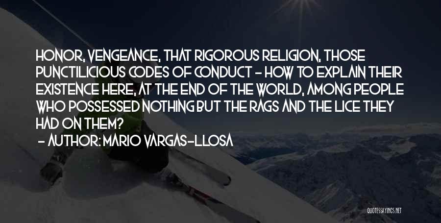 Codes Of Conduct Quotes By Mario Vargas-Llosa