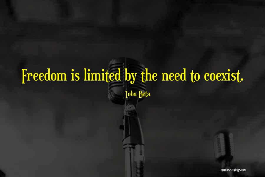 Coexist Quotes By Toba Beta Coexist Quotes By Toba Beta