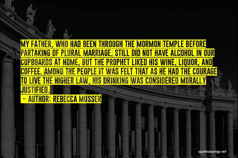 Coffee And Alcohol Quotes By Rebecca Musser