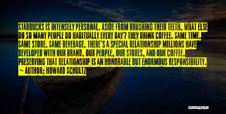 Coffee And Time Quotes By Howard Schultz