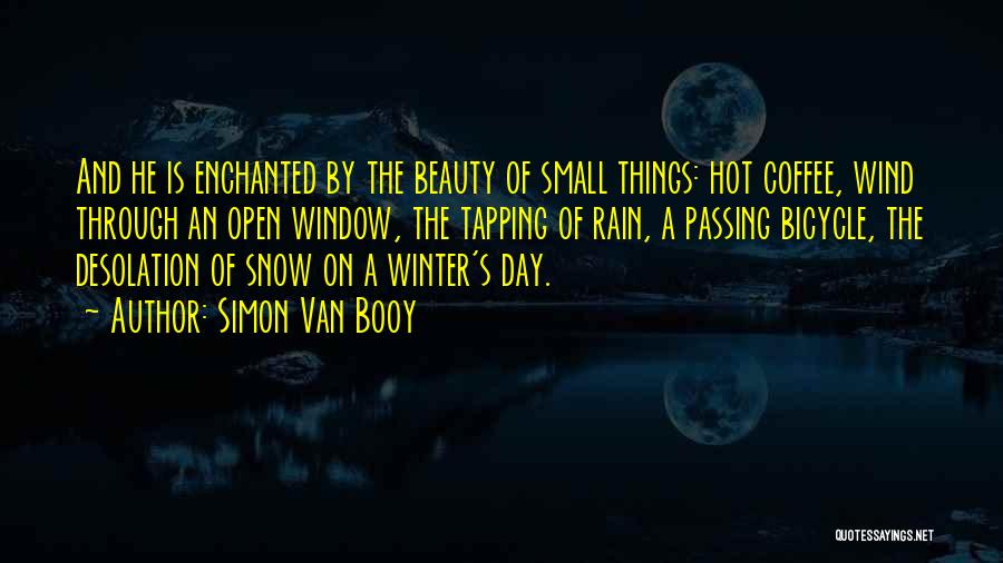 Coffee And Winter Quotes By Simon Van Booy