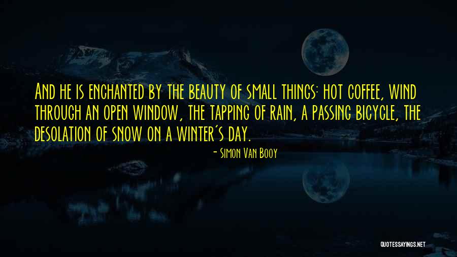 Coffee And Winter Quotes By Simon Van Booy