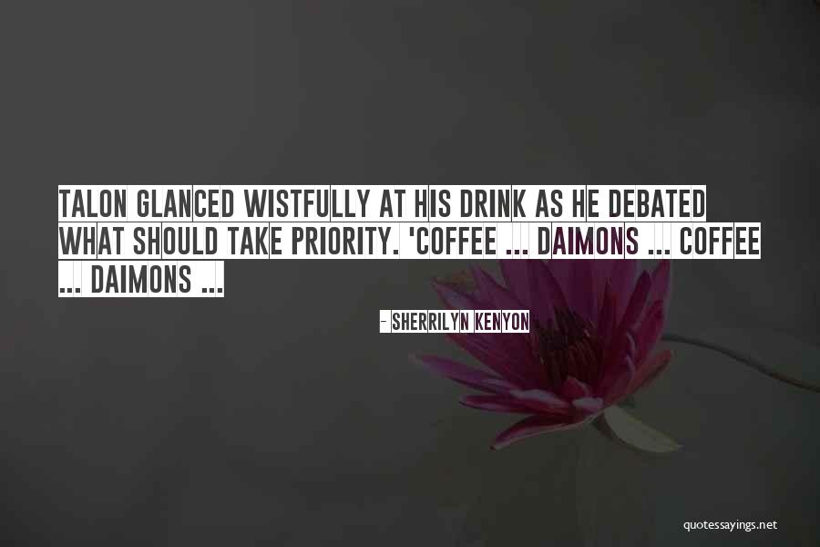 Coffee At Night Quotes By Sherrilyn Kenyon Coffee At Night Quotes By Sherrilyn Kenyon