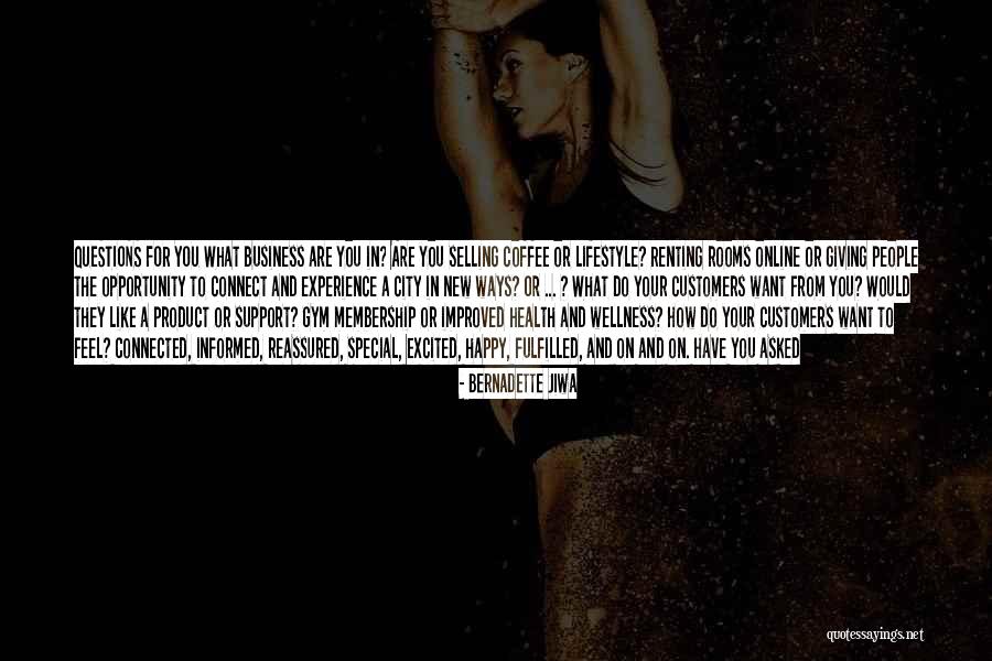 Coffee Gym Quotes By Bernadette Jiwa Coffee Gym Quotes By Bernadette Jiwa