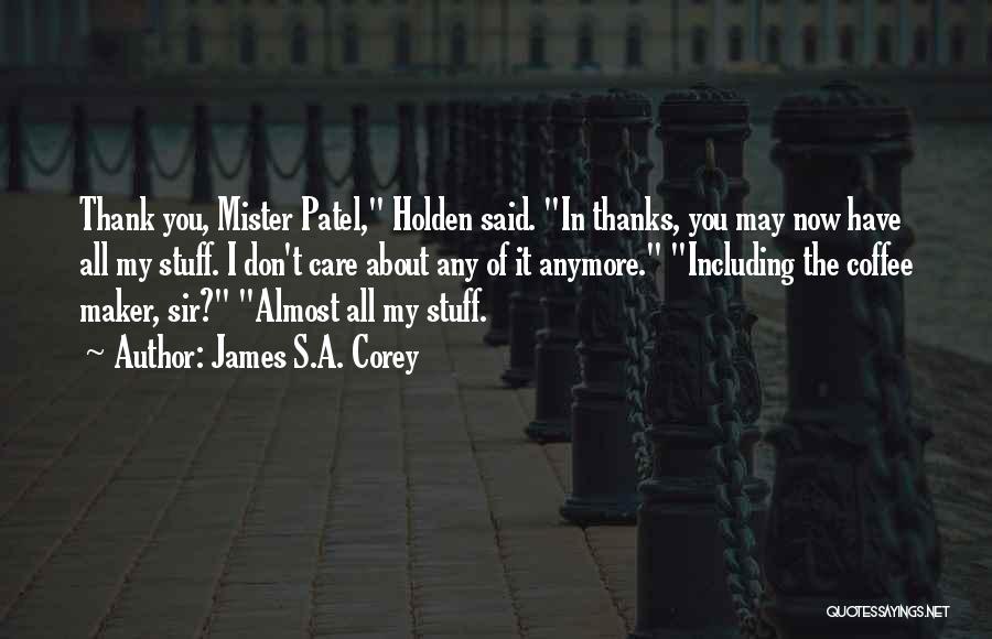 Coffee Quotes By James S.A. Corey