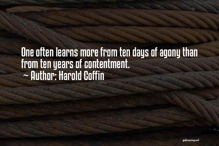 Coffin Quotes By Harold Coffin