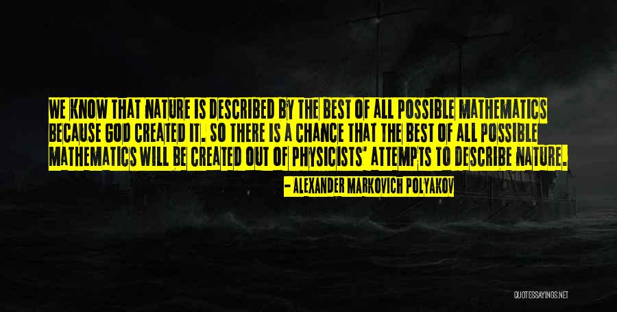 Cogitative Sense Quotes By Alexander Markovich Polyakov Cogitative Sense Quotes By Alexander Markovich Polyakov